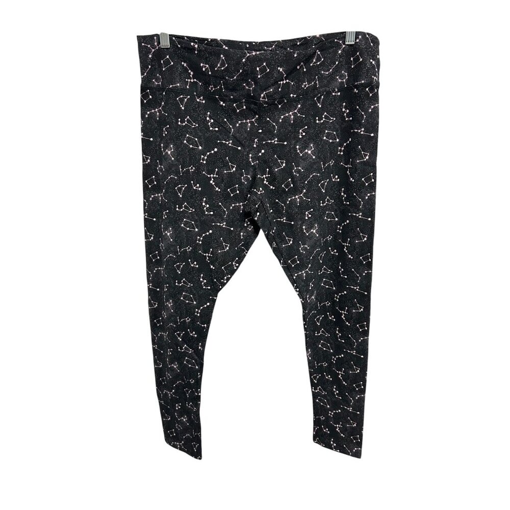 Xhilaration NWT Black and Pink Constellation Print Sleepwear Leggings SZ XL